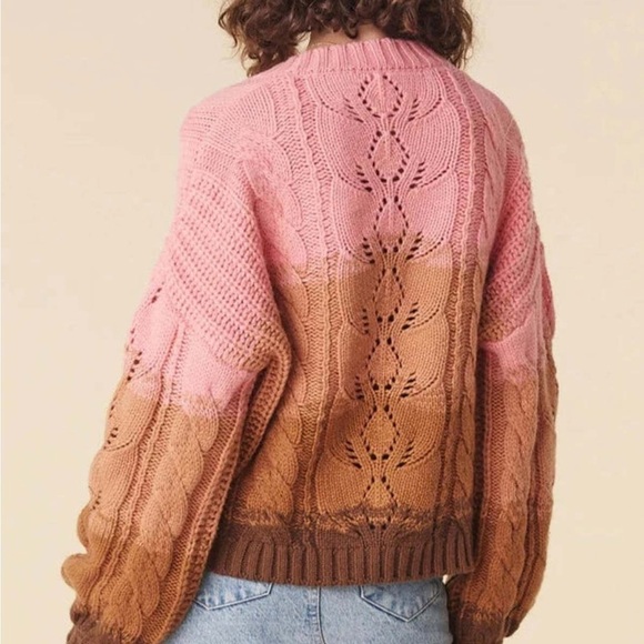 Spell & The Gypsy Collective Midsummers Dream Cable Knit Cardigan S/M - Picture 13 of 14